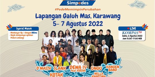 Dimulai Hari Ini, Pesta Rakyat Simpedes di Karawang Hadirkan Artis Hingga UMKM Expo