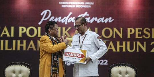 Partai Hanura Daftar Pemilu 2024 ke KPU
