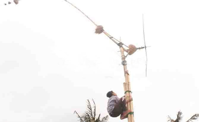 kiling kincir angin khas warga using banyuwangi