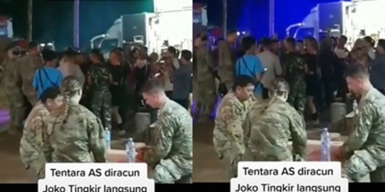 Video Tentara Amerika 'Diracuni' Lagu Koplo oleh Anggota TNI, Asik Joget Bareng