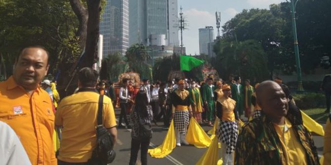 Pawai KIB Daftar ke KPU, Jalan Imam Bonjol Menuju Bundaran HI Ditutup Sementara