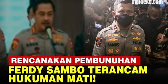 VIDEO: Irjen Ferdy Sambo Dijerat Pasal Pembunuhan Berencana, Terancam Hukuman Mati!