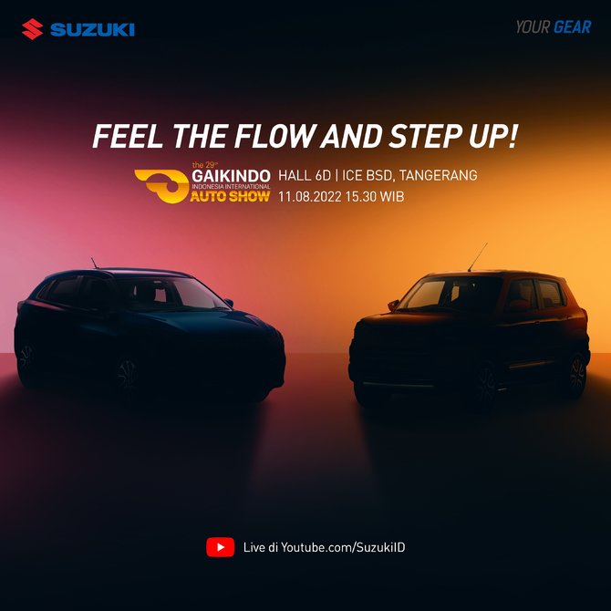 teaser final dua mobil baru suzuki di giias 2022