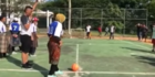 Langsung Gol, Aksi Emak Tendang Bola ke Gawang Ini Bikin Netizen Terheran-heran