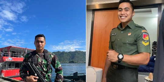 6 Potret Aprilio Manganang saat Kenakan Baju Dinas TNI, Makin Keren