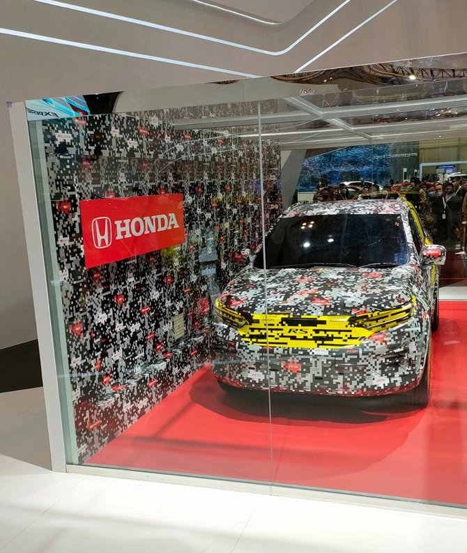 booth honda di giias 2022 pajang small suv baru