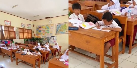 Momen Haru Guru Beri Hadiah Sepatu untuk Muridnya, Banjir Pujian Warganet