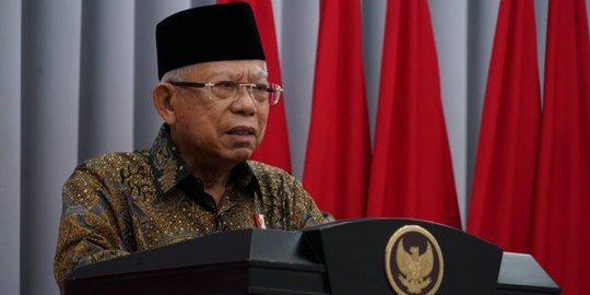 Ma'ruf Amin Ajak Masyarakat Bersiap Hadapi Ancaman Resesi