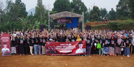 Sahabat Ganjar Gandeng Kaum Ibu di Bogor Deklarasi Dukungan untuk Pilpres 2024