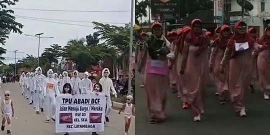 Viral 4 Aksi Meriahkan Hari Kemerdekaan Indonesia, Gerak Jalan hingga Lomba Unik