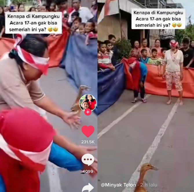 viral deretan aksi meriahkan hari kemerdekaan indonesia gerak jalan unik hingga lomba kocak