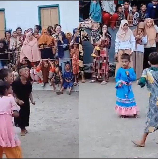 viral deretan aksi meriahkan hari kemerdekaan indonesia gerak jalan unik hingga lomba kocak