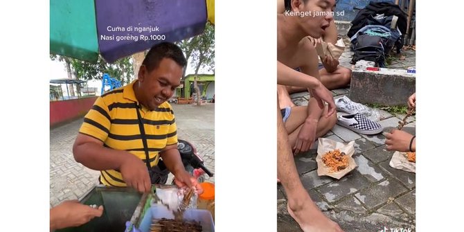 Viral Nasi Goreng Harga Rp1 Ribu, Porsinya Banyak Rasa Istimewa