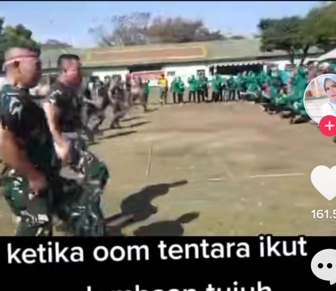 viral bapak bapak tni ikut lomba 17 an bak bayi bikin ngakak