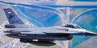 Keren! Foto Gladi Terbang Formasi 77 Jepretan Perwira AU dari Pesawat F-16
