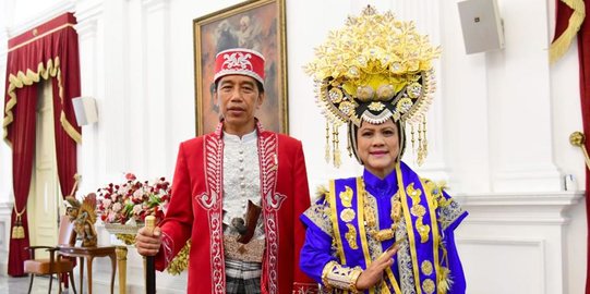 Ini Makna Pakaian Adat Buton yang Dikenakan Jokowi di Upacara HUT RI