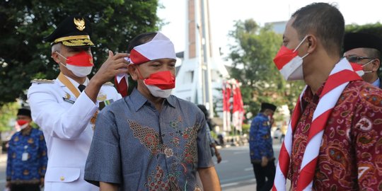 22 Eks Napiter di Semarang Ikuti Upacara Kemerdekaan HUT RI ke-77