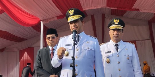 Pimpin Upacara HUT ke-77 RI, Anies Baswedan: Jakarta Bangkit Lebih Cepat