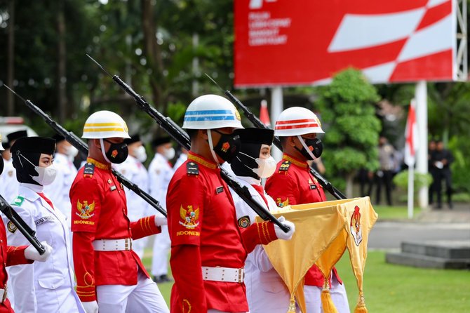 upacara kemerdekaan di banyuwangi