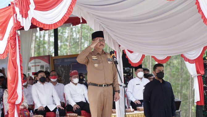 upacara hut ri pertama kali di ibu kota nusantara