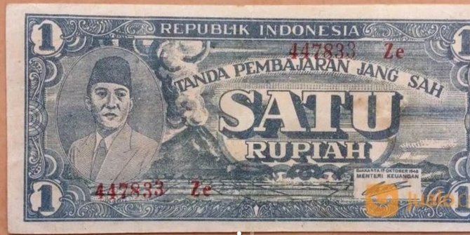 Foto Uang Rupiah Pertama Tahun 1945 Dan Terbaru Uang Emisi Tahun 2022