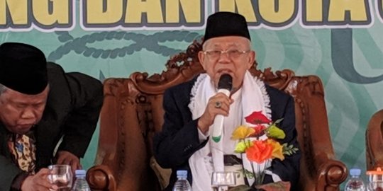 Ma'ruf Amin Harap Tak Ada Konflik Akibat Beda Pilihan di Pemilu 2024