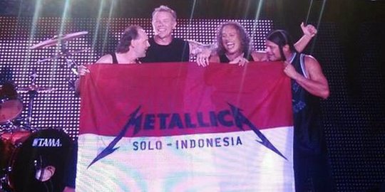 CEK FAKTA: Tidak Benar Video Metallica Bawakan Lagu Indonesia Raya