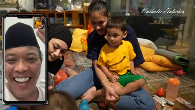 sule video call dengan nathalie holscher dan baby adzam