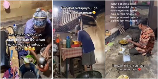 50 Tahun Menikah Tak Dikaruniai Anak, Sikap Kakek Tua ke Istrinya Jadi Sorotan