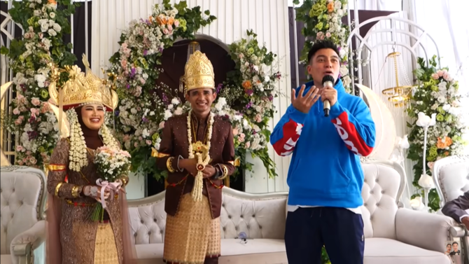 baim wong hadir ke acara kawinan sule di lampung