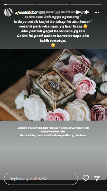 sudah lamaran ini alasan ayu aulia sempat rahasiakan hubungannya dengan kekasih