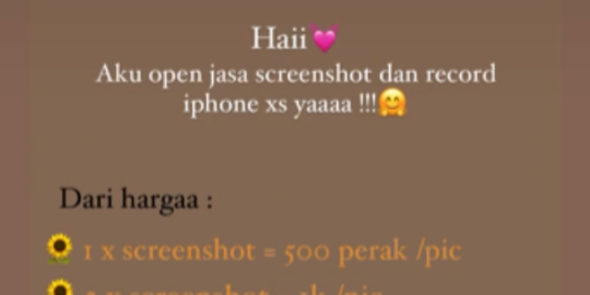 Demi Gengsi, Viral Jasa Screenshot Pakai iPhone Mulai Harga 500 Perak