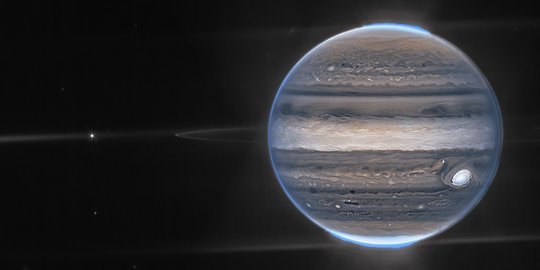 Melihat Foto-Foto Fenomena Aurora di Planet Jupiter dari Teleskop James Webb