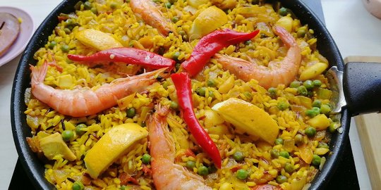 Resep Paella Berbagai Bahan, Olahan Nasi Campur Khas Spanyol