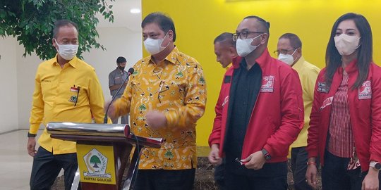 Puji Kinerja Airlangga, Giring: PSI dan Golkar akan Lanjutkan Perjuangan Jokowi