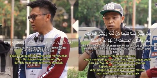 Viral Pedagang Asongan Pandai Mengaji dan Bersuara Indah, Beri Pesan Bermakna Dalam