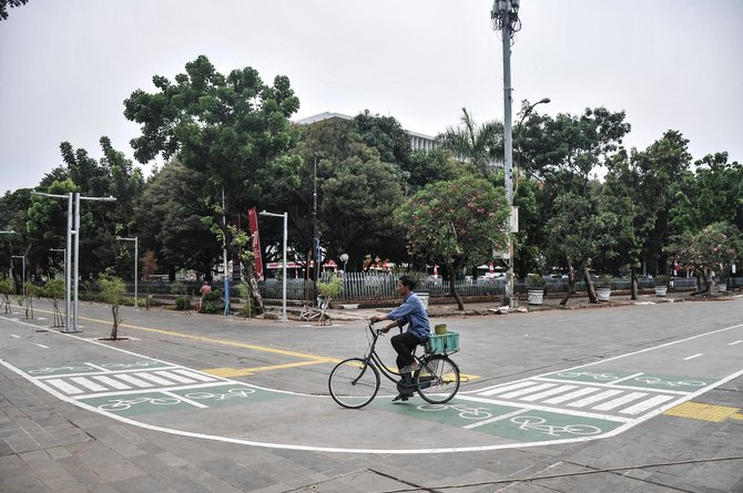 wajah baru jalur pedestrian kota tua