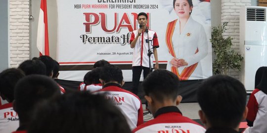 Pemuda di Makassar Deklarasi Puan Jadi Capres karena Punya DNA Presiden