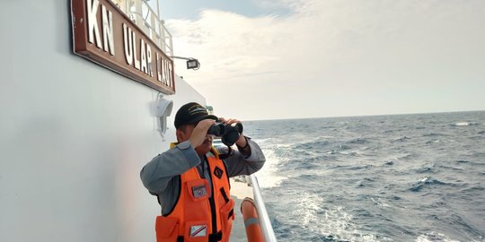 Bakamla RI Cari 11 ABK Kapal Angkut Semen Curah Tenggelam di Selat Makassar