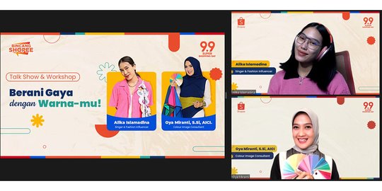 Tampil Stylish, Kenali Personal Colour Kamu di BincangShopee 9.9 Super Shopping Day