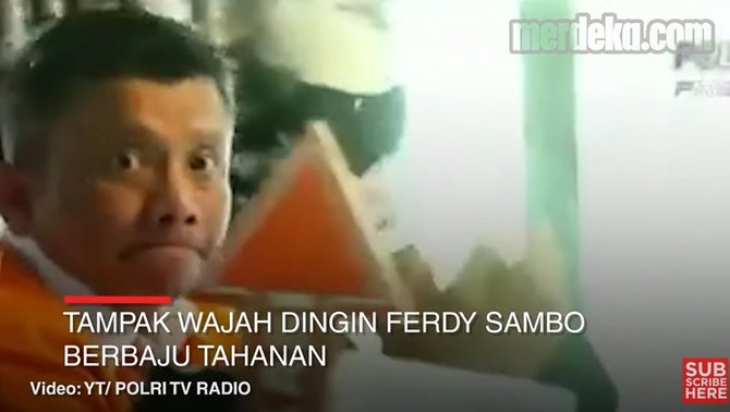 mimik wajah dan gesture ferdy sambo selama rekonstruksi