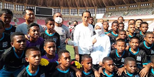 Papua Football Academy Milik Freeport Diresmikan Jokowi, Ini Targetnya