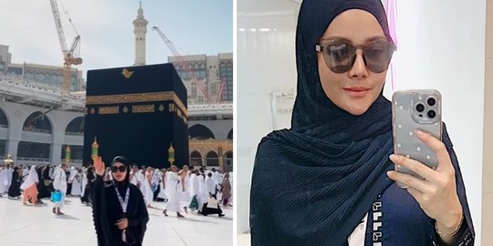 5 Potret Mawar AFI saat Umrah, Makin Anggun dengan Balutan Hijab