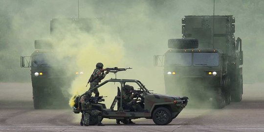 Taiwan Tembaki Drone China