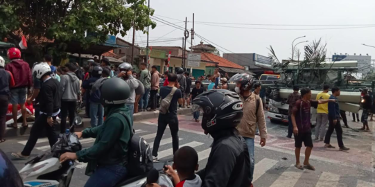 20 Anak SD jadi Korban Kecelakaan Kontainer di Bekasi