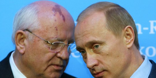 Dunia Putin dan Sikap Misterius Mikhail Gorbachev Soal Perang di Ukraina