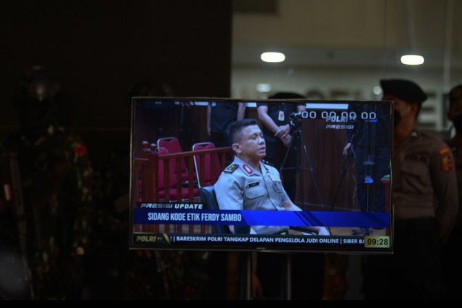 ferdy sambo jalani sidang kode etik