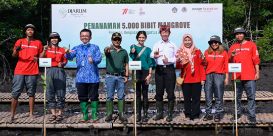 Pemprov Bali Apresiasi Penanaman 5 Ribu Mangrove oleh DTLF