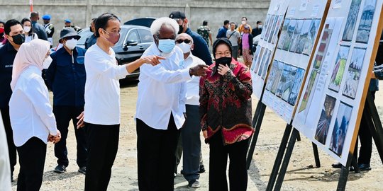 Pagi-Pagi, Jokowi Cek Tambang Grasberg Freeport di Papua