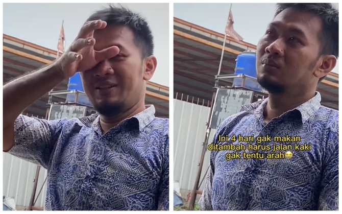 viral pria asal medan ditipu rekannya di depok